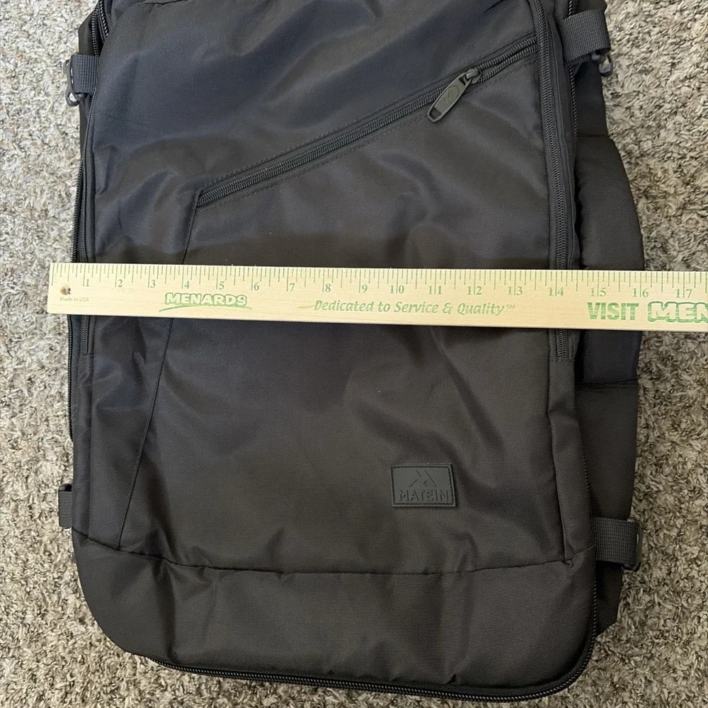 Matein Carry-On Convertible Weekender Laptop Backpack Black Size X-Large 40L